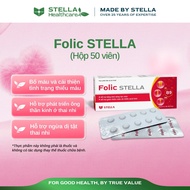 FOLIC STELLA pills help increase hematopoiesis and reduce anemia caused by folic acid deficiency (Bo