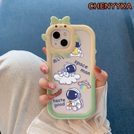 CHENYYKA Casing Hp Xiaomi Redmi Note 9 Note 10 Note 10s Redmi 9A 9i 10X K40 Pro Poco M5s F3 Case astronaut Hp pola silikon lensa Monster kecil Kesing Casing transparan Softcase