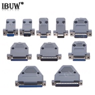 2Set DB9 Adapter Connector Core DB15 DB25 DB37 RS232 Serial COM Plug Connectors Hole/Pin Female Male