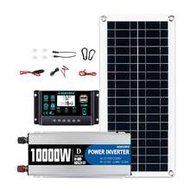 10000W Solar System Complete Kit 12V To 110V/220V 100A Controller 200W Panel Off-Grid Inverter Syste