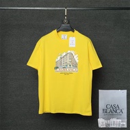 Fashionable Cotton T-Shirt with 3D House Print - Casual Style