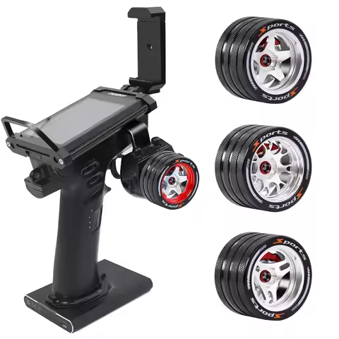 Transmitter Handwheel Steering Wheel with Brake Disc for Sanwa Mt4/mt5/m12/m17 Futaba 4px/7px/10px F