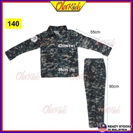 OLAKIDS Soldier Army Costume Kids Tentera Kostum Baju Askar Budak Local Role Play Uniform Boys & Gir