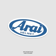 Arai Sticker biru