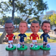 Football Club Player Toys Soccer Figure Messi Haaland Mbappe 6.5CM Figure Patung