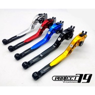Project79 Modenas Pulsar NS200 RS200 Brake Clutch Lever Set Adjustable Accessories Motor System Moto
