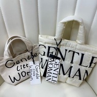 Gentle Woman puffer tote bag (cushion 袋)/ gentle little woman 斜孭袋