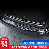Suitable for 18-24 BMW X3 Threshold Protection Strips Modified ix3 Rear Guard Plate Tail Box Scooter
