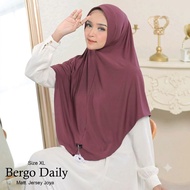 IK Hijab Bergo Daily Size XL Jersey Joya Premium Cool Soft Not see-through comfortable to wear all d