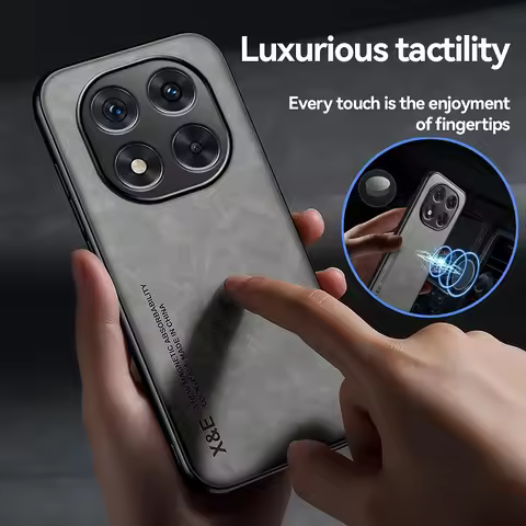 For Xiaomi Poco X7 5G Case Leather Car Magnetic Holder Phone Cover Pocox7 Pocco Poko Little X7 X 7 7