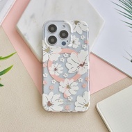 【kate spade】iPhone 15系列 磁吸精品手機殼 純白牡丹