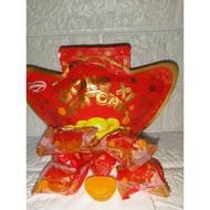 Naraya Jelly Orange candy yuan bao shape 72 grams yen pao/ Orange jelly/ Naraya jelly/