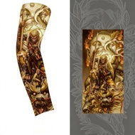 Ice Silk Anti Uv Protection Tattoo Arm Hand Sleeves Riding Sport Handsock Unisex Outdoor P0v0