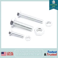 𝐊𝐈𝐓𝐂𝐇𝐄𝐍 𝐏𝐑𝐎 | Hexagon Machine Nails Bolt And Nut Set / M5 M6 M8 Screw / DIY Hand Tool Hex Screw Nail