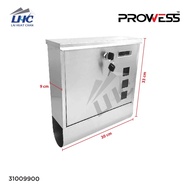 PW65-4902 FINDER PROWESS Stainless Steel Modern Outdoor Letter Box /Mail Box / Outdoor Peti Surat