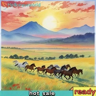 Horse DIY Paint By Numbers Kit on Canvas 7.87x7.87in Without Frame Painting by Numbers for Adults Wa