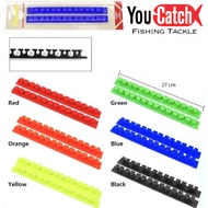 YOUCATCH OPASS OP301 SILICON RUBBER ROD RACKING Store Up fishing rod 2 PIECE IN 1 PACKAGING