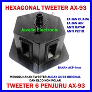 Hexagonal AX 93 Tweeter Panggil 6 Sisi 6 Penjuru Audax HEX AX93 Walet