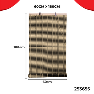 SUPERSAVE Bamboo Blind Window Blind Bamboo Curtain Bidai Buluh Bidai Kayu Tingkap Tahan Panas Dan Hu