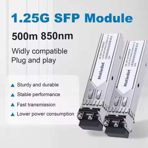 1.25Gb 500m SFP Module LC Multi-mode 850nm Duplex Gigabit Fiber Optical SFP Transceiver for Cisco Mi