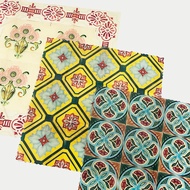 Peranakan Tiles Beeswax Reusable Food Wrap Singapore Gift Souvenir