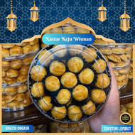 Kue Nastar Nanas Keju Wisman Lembut (BEST QUALITY) Kue Nastar Premium 500gr (1/2Kg Per Toples Kiloan) Kue Nastar 1 Paket Murah / Nastar Nanas Lembut / Kue Nastar Nanas / Nastar 500 Gram / Kue Kering / Kuker Lebaran / Kue Murah / Cemilan Keluarga / Kue Nas