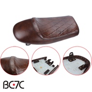 】Motorcycle Brown Seat Vintage Hump Saddle Flat pan Seats For YAMAHA SR125 SR250 SR400 SR500 XJR0Y[