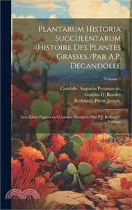 3452.Plantarum historia succulentarum =Histoire des plantes grasses /par A.P. Decandolle; avec leurs figures en couleurs, dessine?es par P.J. Redoute?. Vol