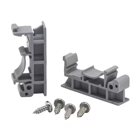 DIN rail mounting clips and screws PCB mount PCB carrier PCB bracket
