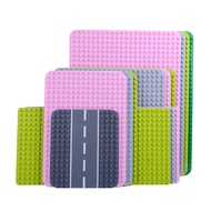 Compatible With Duplo City Road Street Baseplate   Straight Crossroad Curve T-Junction Building Bloc