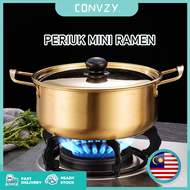 Periuk Mee Ramen Korea Dengan Penutup Periuk Sup Keluli Tahan Karat Mee Sup Telur Periuk Untuk Alat 