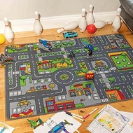 ChildrenS Kids Boys Girls City Town Car Roads Interactive Playroom Playmat Soft Play Carpet Mat