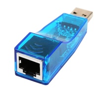 USB Lan Adapter Biru / Usb To Ethernet RJ45 Biru
