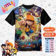 Boboiboy FIGHT HEROES 3D Cartoon Children's T-Shirt BOBOIBOY - LITTLE BUNNY