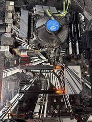 Asus z390 prime 底板 + Intel i7 8700k cpu + 16g ddr4 2x8g