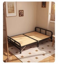 🔥🔥【特別推薦】【全新】折疊床folding bed 折疊實木  單人休息 簡易 小戶型 出租房宿舍 成人鐵架床#折疊床