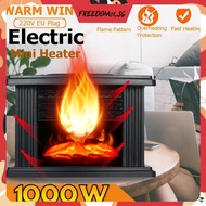 [Freedom01.sg] 1000 W Space Heater Portable Electric Heater Overheat Protection Desk Space Heaters H