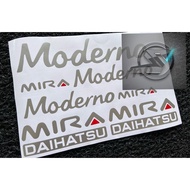 (Ready Stock)S665# 1Set 5pcs Daihatsu mira sticker car perodua kancil turbo L200S L500 L5 L2S TRXX A
