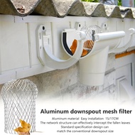 Durable Aluminum Mesh Filter Outdoor Gutters Debris Trap Waterproof Drain System Cover