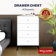 Almari Baju Laci/4 Drawer Chest with Legs Laci Baju storage wardrobe alamari baju murah bedroom wood