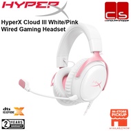 HyperX Cloud III Gaming Headset - White/Pink (9W1Q4AA)