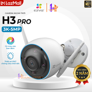 Camera Wi-Fi EZVIZ H3 3K 5MP - Độ Phân Giải 3K Ghi Hình Màu Vào Ban ĐêmThiết Kế IP67 Chống Chịu Thời