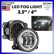 GBS AUTO 4Inch 3.5Inch LED Fog Light 60W Amber Yellow Cree Led Chips Offroad Driving Fog Lights DRL 
