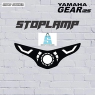 Yamaha Gear stop lamp sticker Yamaha Gear rear stop lamp sticker Stop sticker/