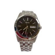SEIKO Men's Watch Quartz Analog Stainless Steel BLK SLV SS 7N43-0AM0 Direct from Japan Secondhand