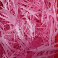 Light Pink Lafite Shredder Paper Gift Box Filler Filling 拉菲草礼盒填充物[Ready Stock in Malaysia] 15g 30g 60g