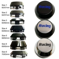 4pc 60/64/65/68/69MM Enkei RACING Sticker Car Wheel Center Sport Rim Cap Fit for Enkei Wheel