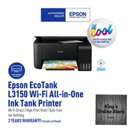 Epson EcoTank L3250 ( Replacement Of L3150 ) Wi-Fi All-in-One (Print,Scan,Copy) Ink Tank Printer
