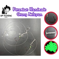 Perambut T Handmade Buatan Orang Nelayan Matakail Maut Ichiban Mancing Rakit / Laut Dalam / Kelong