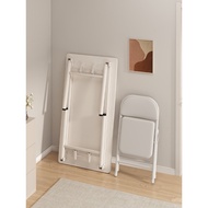 Simple Apartment Table and Chair Dining Folding Small Apartment Computer Desk Rectangular Rental Roo